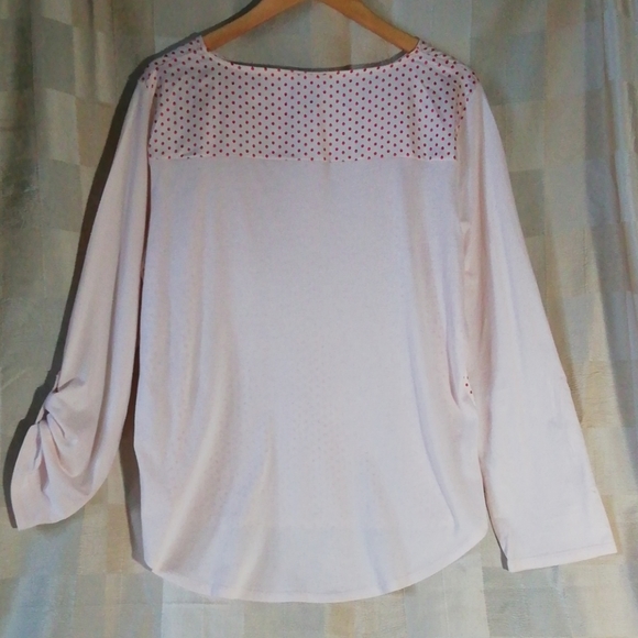 Ann Taylor polka dots blouse size XL - Picture 4 of 6